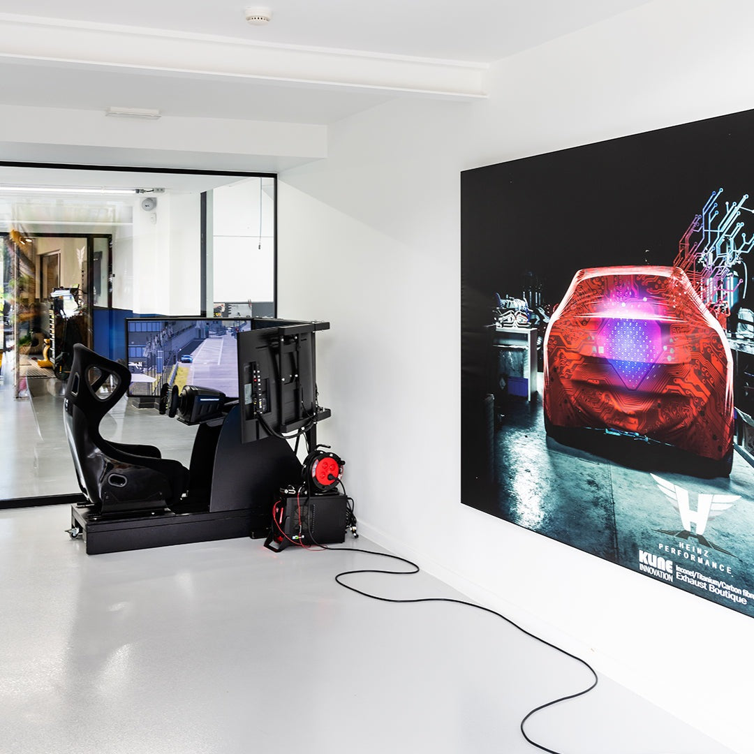 Inside the Heinz Performance workshop in Sint-Martens-Latem