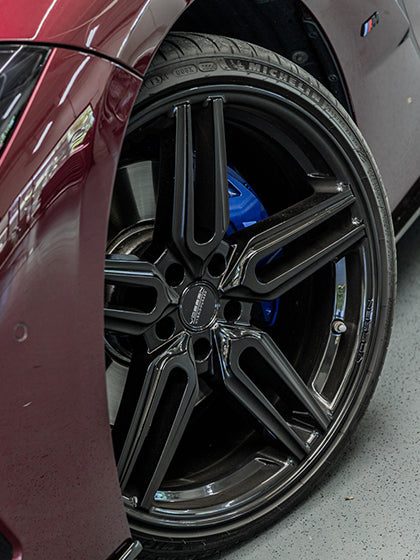 Forged rim build by Heinz Performance Forged rim upgrade on a performance car by Heinz Performance