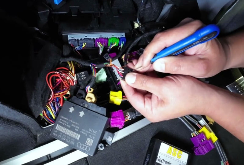 Active Suspension Control module installed by Heinz Performance